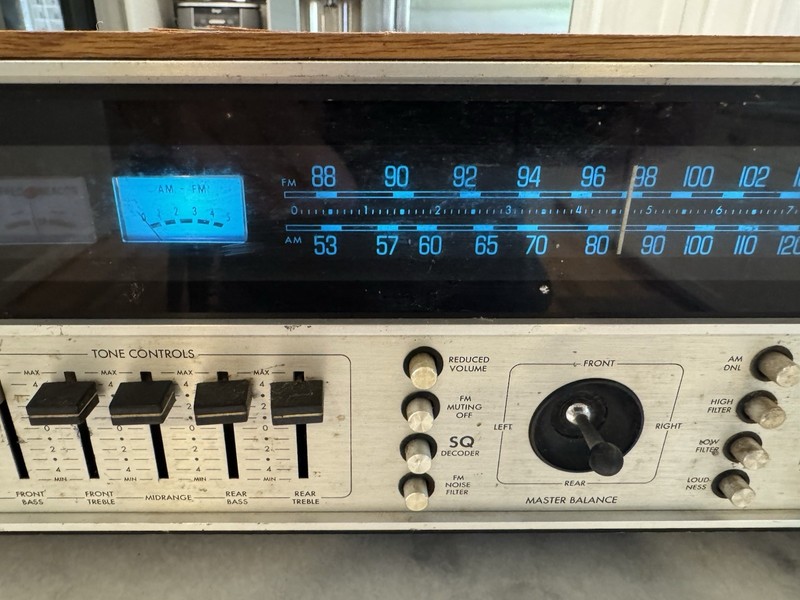 Vintage Fisher 504 Four Channel Stereo Receiver Parts Repair QUADRAPHONIC -Video gallery
