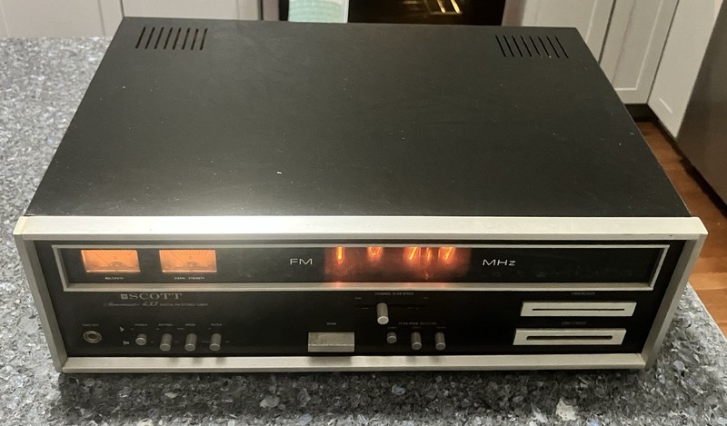 Very Rare Scott Stereomaster 433 Digital Stereo FM Tuner with Nixie Tube Display gallery