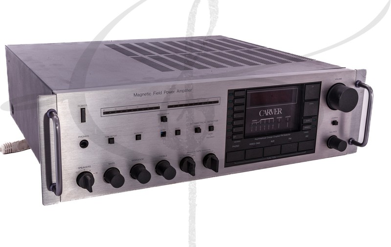 VINTAGE CARVER MX-130 STEREO RECEIVER TURNS ON-AS-IS PARTS/REPAIR