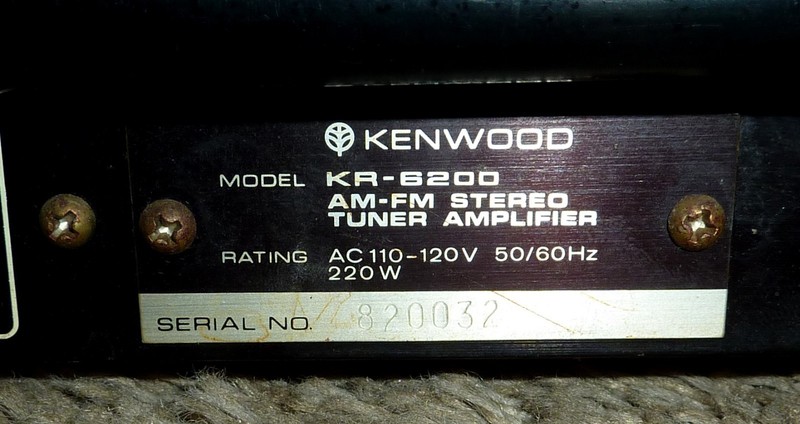 Kenwood KR-6200 AM/FM Stereo Receiver As-Is gallery
