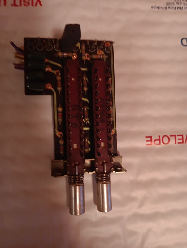 Pioneer QX-9900 Level Meter Switch & Knobs Assembly AWS-028 & AAW-013