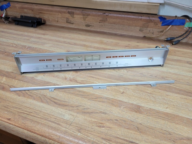 Pioneer SX-850 Dial Scale & Blind Sash & Meters AAG-116 & AAP-036 & AAW-040