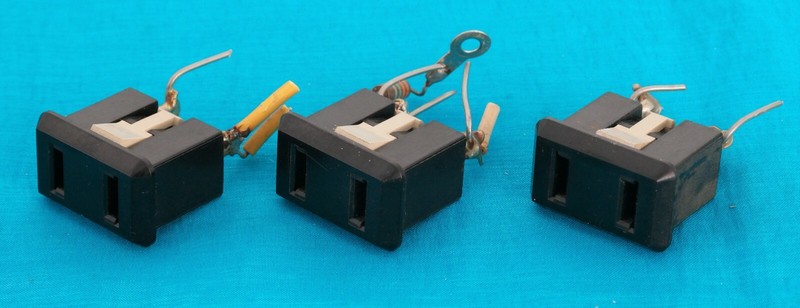 Vintage Onkyo TX-4500 MKII FM/AM Receiver Parts : Three AC Outlet Sockets