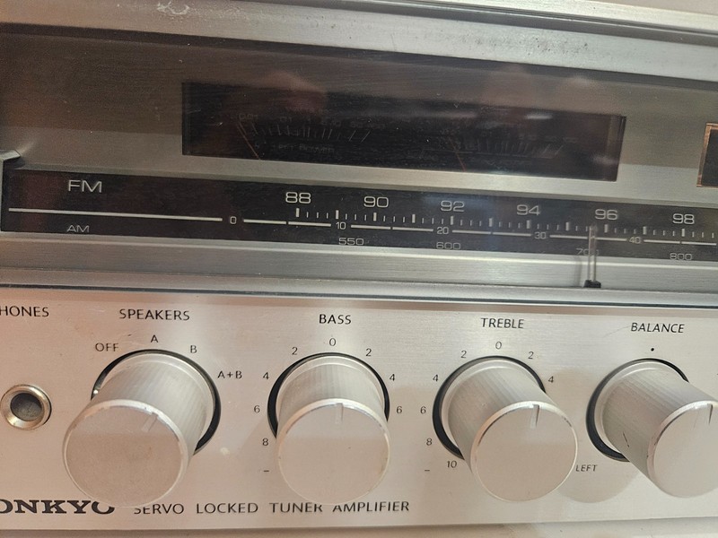 Onkyo TX-3000 Vintage Servo Locked Tuner Amplifier FM/AM 45Wpc Tested Works gallery