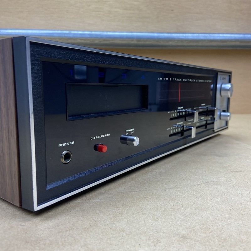Empire AM/FM 8-Track Multiplex Stereo Receiver System Vintage Japan As-Is