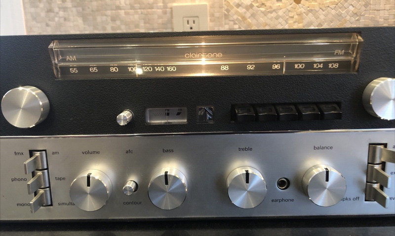 Clairtone T 114 Stereo AM/FM Stereo Receiver Manual Perfect Working Condition gallery