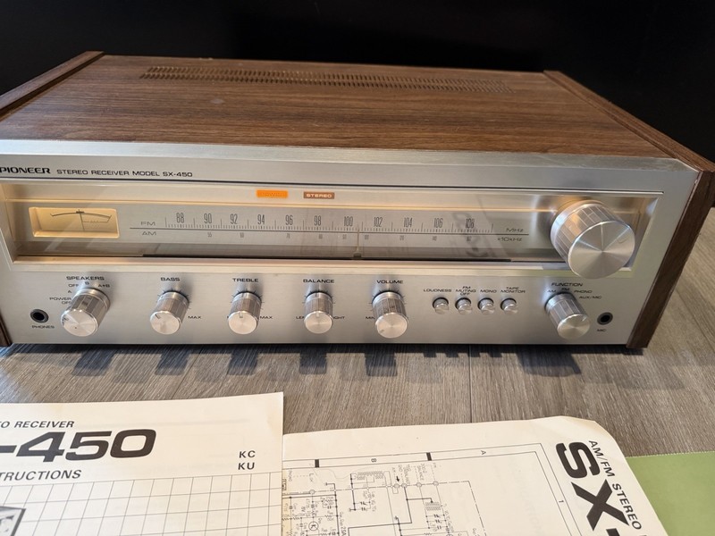 Vintage SONY STR-7025, 18W AM/FM Stereo Receiver, 1974, Just Pro. Serviced.