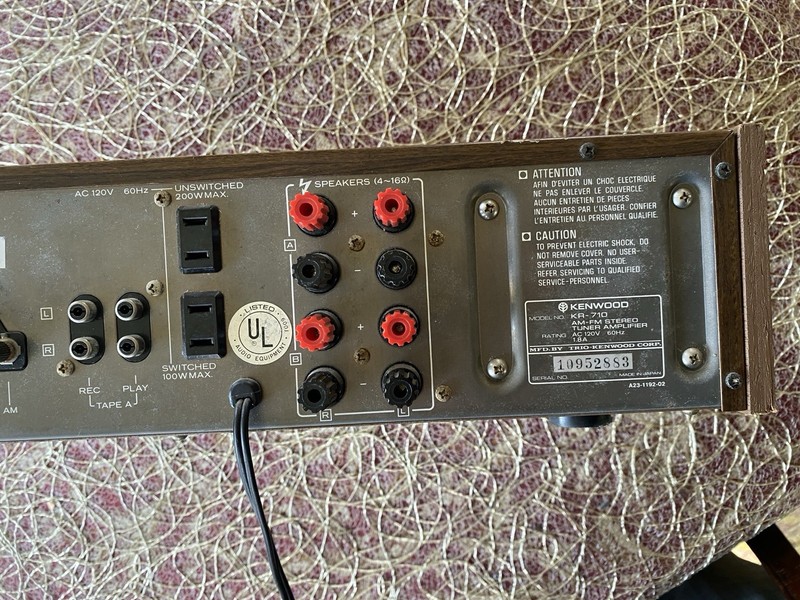 VINTAGE Kenwood KR-710 AM/FM Stereo receiver Tested gallery