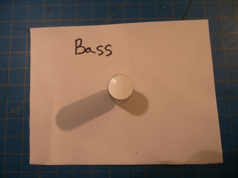 Nikko NR-1000 Receiver Replacement Parts Bass Knob