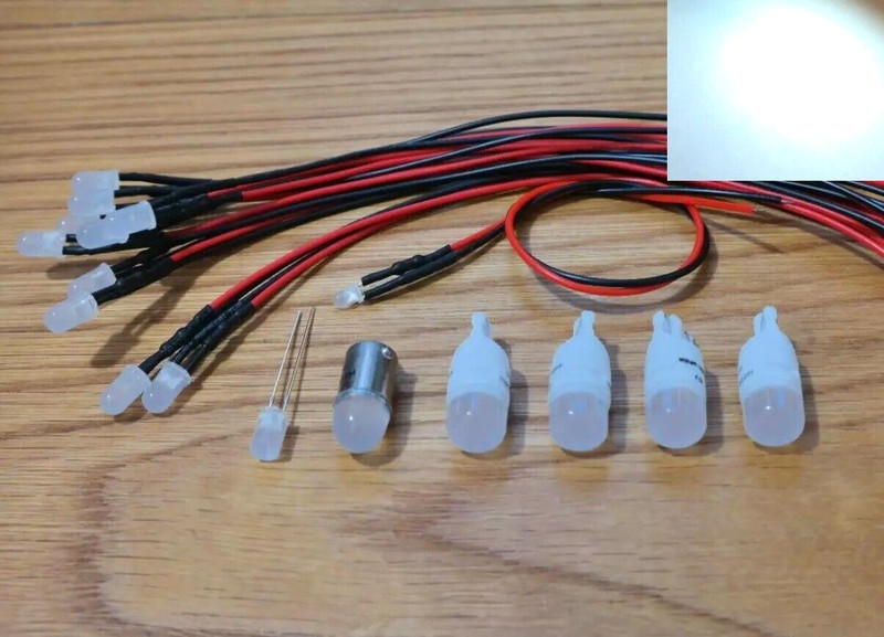 Pioneer SX-1080 RECEIVER replacement LED lamps upgrade kit bulbs lights WHITE