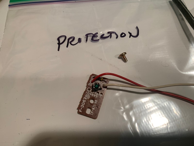Sansui G-5700 Stereo Receiver Parting Out Protection Circuit Board & Light