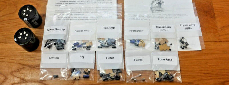 Pioneer SX-950 SX-5570 rebuild restoration upgrade kit repair filter capacitor
