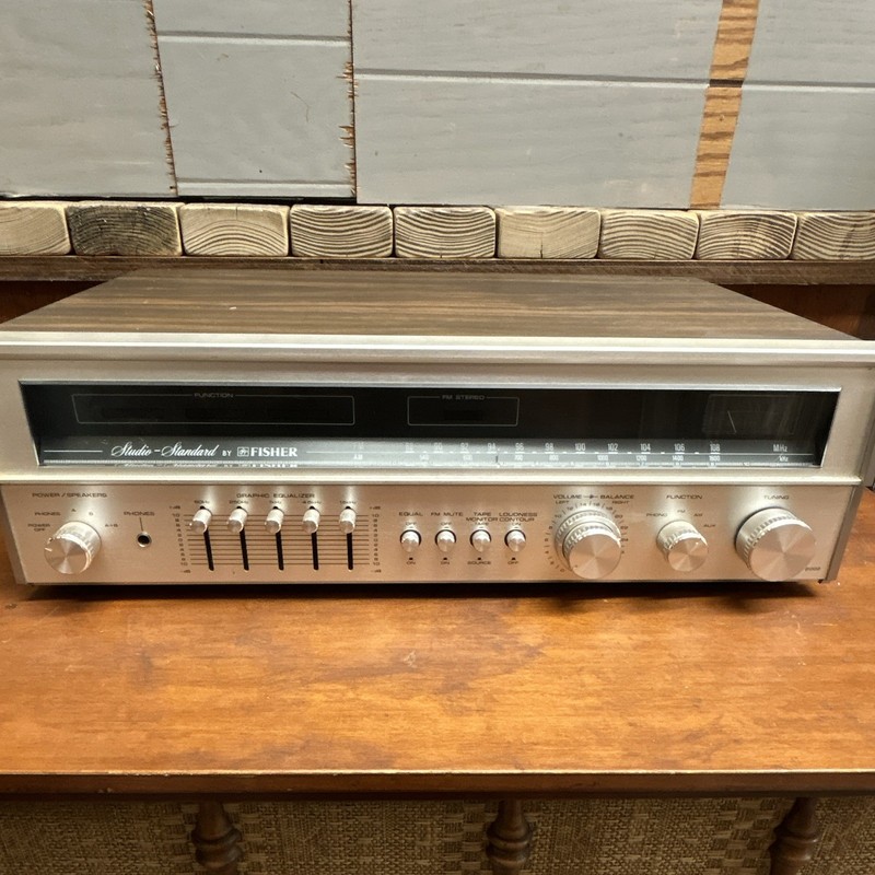 Fisher Studio-Standard RS-2002 Vintage Stereo Receiver Graphic Equalizer as is
