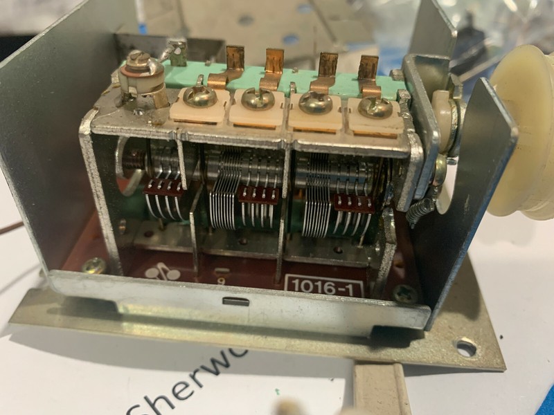 Sherwood S-7050 Vintage Stereo Receiver Parting Out Tuning Capacitor gallery