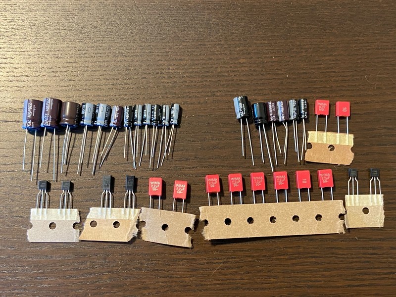 Pioneer SX-950 Preamp Boards Rebuild Kit AWG-038 & AWG-039 Recap & Repair Kit