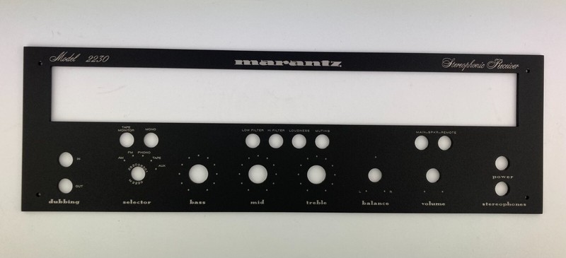 New! Marantz 2230 Receiver Front Panel Faceplate (Face Plate) gallery