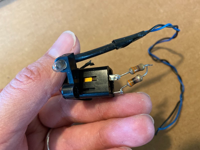 Harman-Kardon 430 Headphone Jack w/ light bulb - Vintage Receiver Part gallery