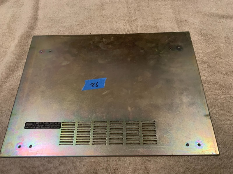 Marantz Model Twenty Six (26) Stereo Receiver Metal Bottom Cover