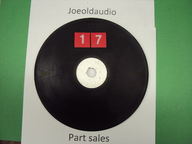 Garrard Model CC10 Rubber Mat. Soft & Pliable. Tested. Parting Out Garrard CC10