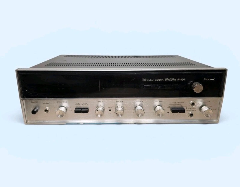 Sansui 5000A STEREO RECEIVER Parts or Repair But WORKING….Read Description….