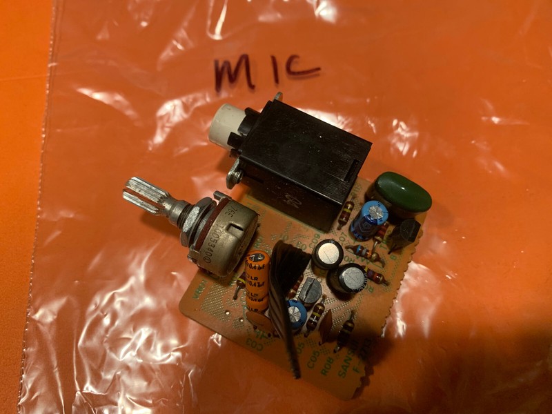 Sansui G-3000 Vintage Stereo Receiver Parting Out MIC Jack / Pot and Board