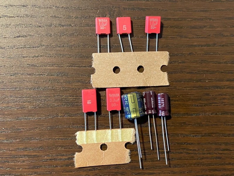 Marantz 2215B 2216 Phono Rebuild Kit P400 Board Receiver Recap Set