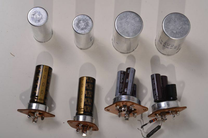 Lafayette LA-226 restoration kit service recap capacitor fix rebuild capacitor gallery