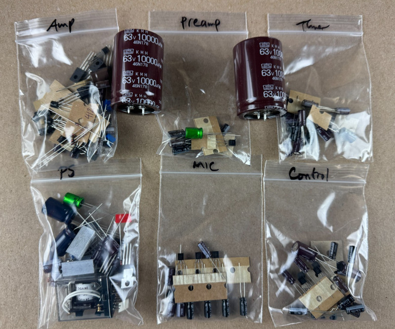 Kenwood KR-6600 KR-6060 COMPLETE Rebuild Kit High-Quality Recap w/ Transistors