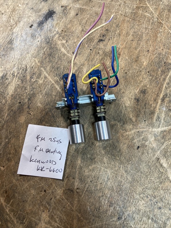 Kenwood KR-6600 Receiver Parts: 25u Fm Muting Switch