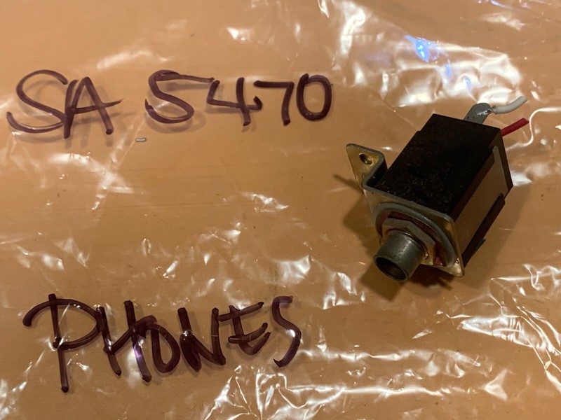 Technics SA-5470 Stereo Receiver Parting Out Headphone Jack gallery
