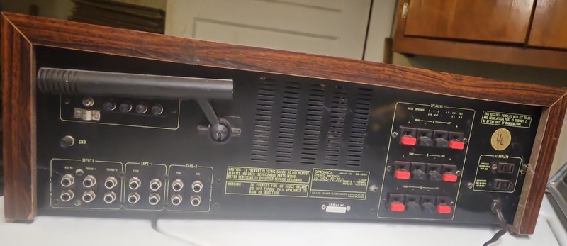 OPTONICA Stereo Receiver Model SA-5605- for parts or restoration gallery
