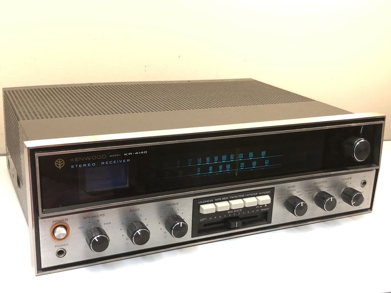 Vintage 1970 Kenwood KR-4140 Stereo Receiver AS-IS FOR PARTS RESTORATION gallery
