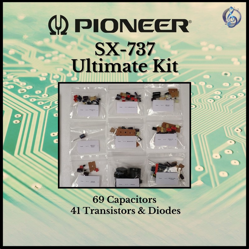 Pioneer SX-737 Receiver Ultimate Upgrade Kit Genuine Parts Restoration gallery