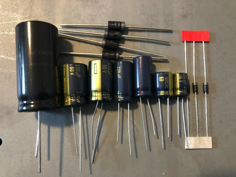 Marantz 2215B Power Supply Capacitor Upgrade Set High-Quality Receiver Recap Kit