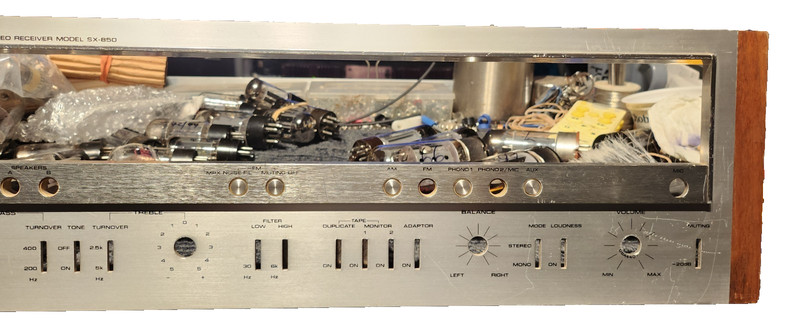 Pioneer SX-850 Stereo AM/FM Receiver. " FACEPLATE ONLY " gallery