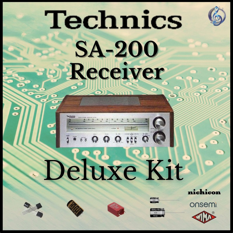 Technics SA-200 Receiver Deluxe Upgrade Kit Genuine Parts Restoration