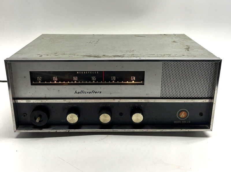 RARE 1963 Hallicrafters CRX-2A 10 Tube, Single Band, Dual Conversion FM receiver