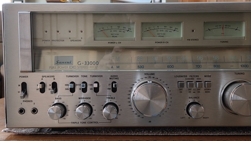 Sansui G-33000 stereo receiver gallery
