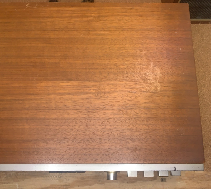 1970's "The Broadmoor" Wood Stereo Receiver & 8 Track Tape Player, and Speakers gallery