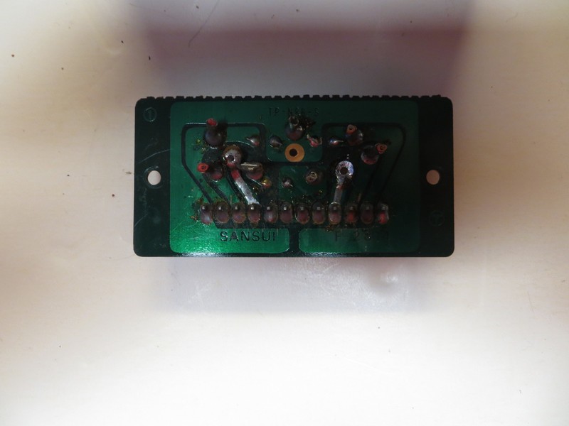 SANSUI G9000/901 RECEIVER AMP DRIVER CARD W/ COVER PART # F2806/F2814 gallery