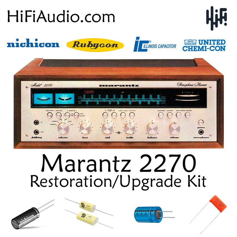 Marantz 2270 rebuild restoration recap service kit fix repair capacitor