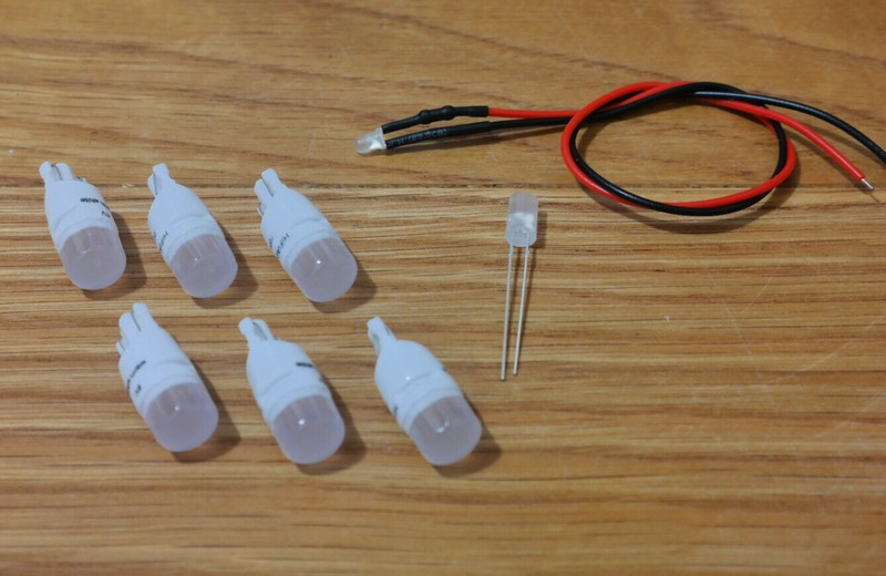 Nikko NR-1019 NR-1219 replacement LED lamps kit front panel bulb lights set