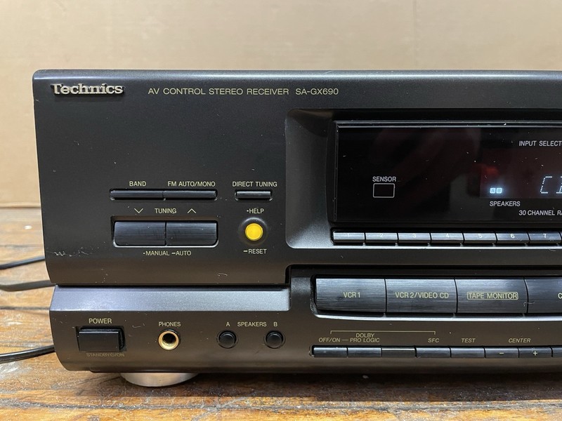 Technics SA-GX690 AV Stereo Receiver Dolby Pro Logic Phono Tested Works gallery