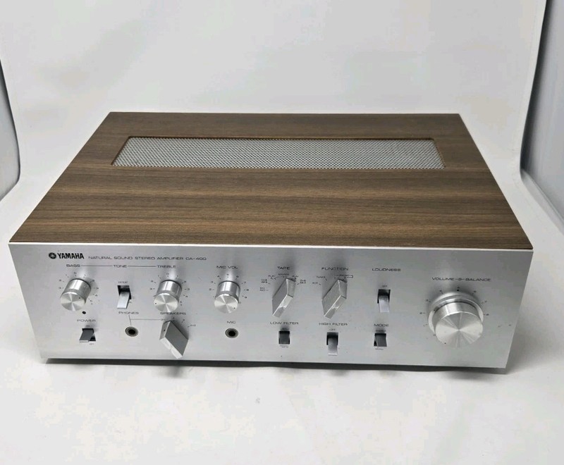 YAMAHA Natural Sound Stereo Amplifier CA-400 Tested Works Great