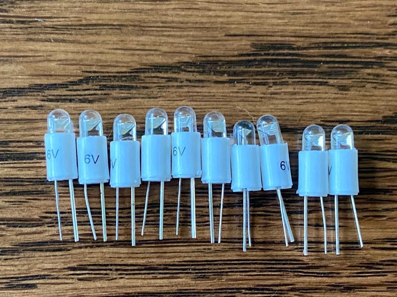 10 New Warm White 6V Bi-Pin LED Lamp Light Bulbs Marantz 2230 2245 2270 4300 6.3