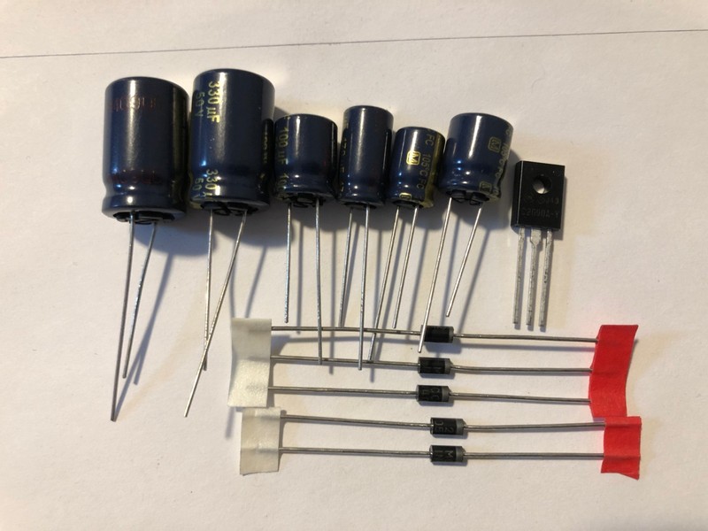 Marantz 2015 Power Supply Capacitor Upgrade Set High-Quality Receiver Recap Kit
