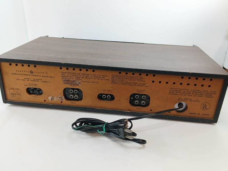 General Electric SC4200B 4 Channel 8 Track - Stereo Receiver *Working* New Belt gallery