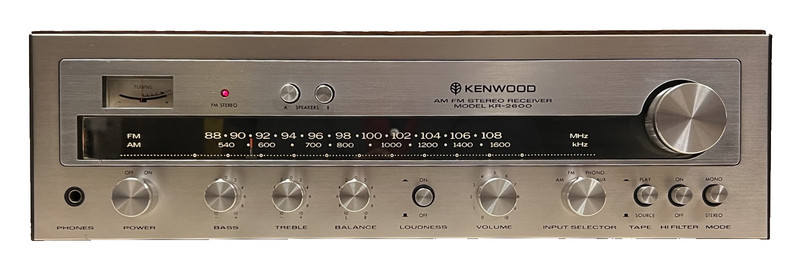 Vintage Kenwood KR-2600, 15W AM/FM Hi-Fi Stereo receiver 1975, Pro. Serviced. gallery