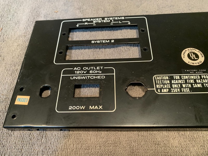 Marantz 1535 Stereo Receiver Parting Out Rear Panel gallery