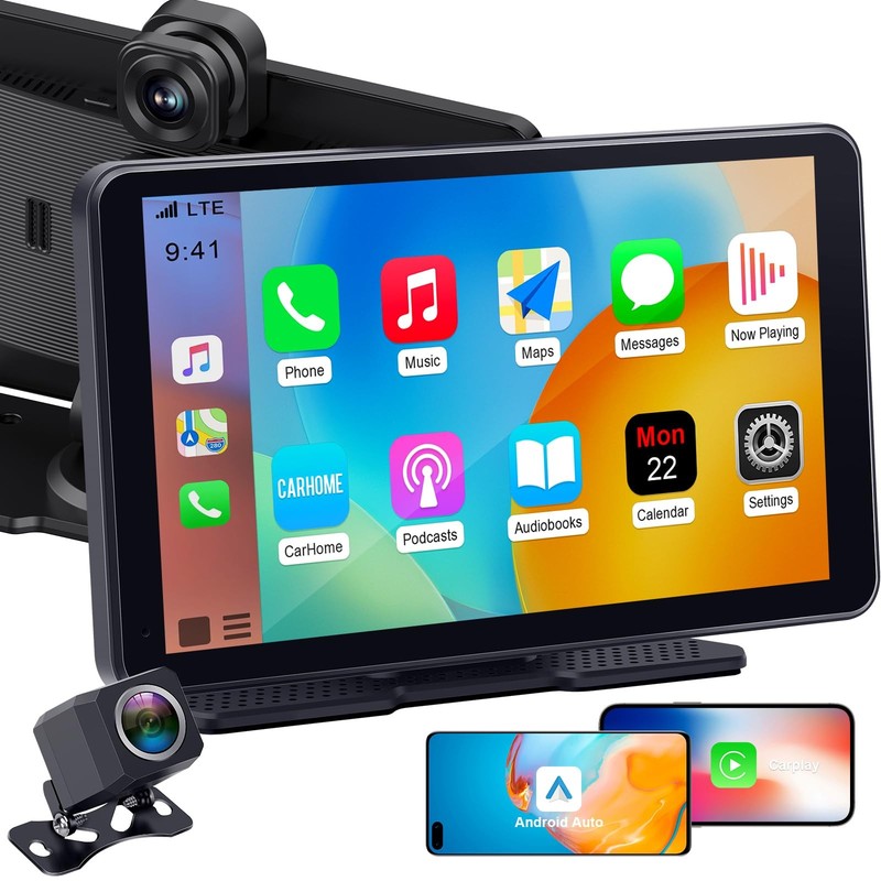 Thybro Wireless Apple Carplay Dash Cam 7 Carply Screen For Car Backup Camera –